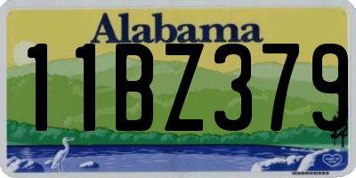 AL license plate 11BZ379