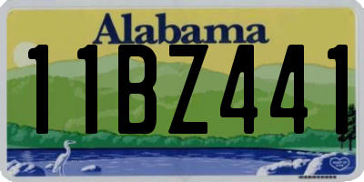 AL license plate 11BZ441