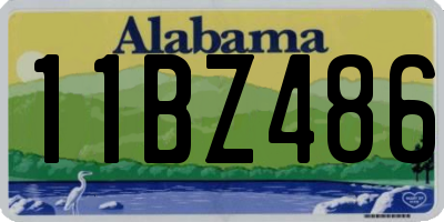 AL license plate 11BZ486
