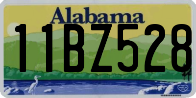 AL license plate 11BZ528