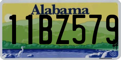 AL license plate 11BZ579