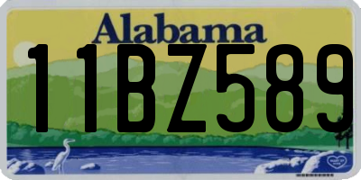 AL license plate 11BZ589