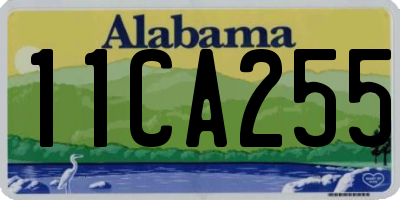 AL license plate 11CA255