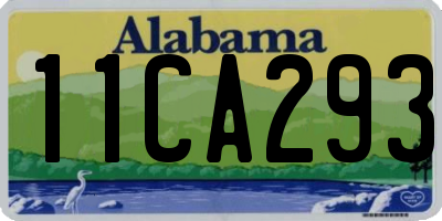 AL license plate 11CA293
