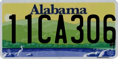 AL license plate 11CA306