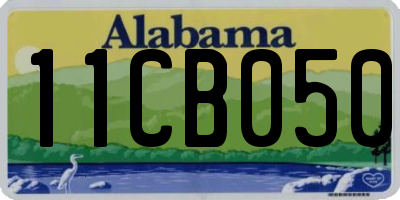 AL license plate 11CB050