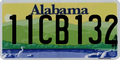 AL license plate 11CB132