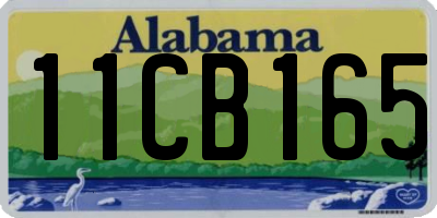 AL license plate 11CB165