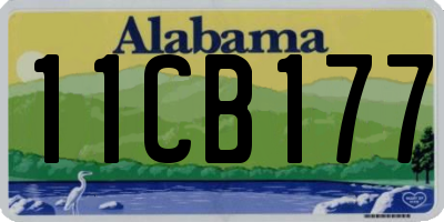 AL license plate 11CB177