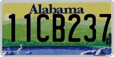 AL license plate 11CB237