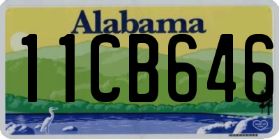 AL license plate 11CB646