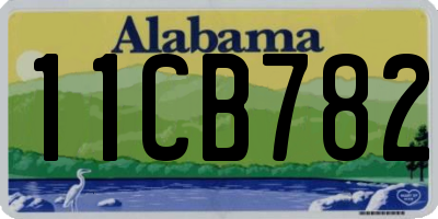 AL license plate 11CB782