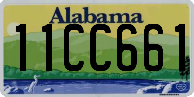 AL license plate 11CC661