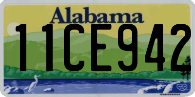 AL license plate 11CE942