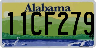 AL license plate 11CF279