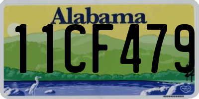 AL license plate 11CF479