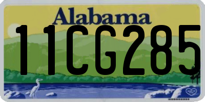 AL license plate 11CG285