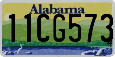 AL license plate 11CG573