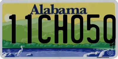 AL license plate 11CH050