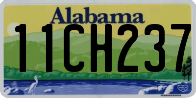 AL license plate 11CH237