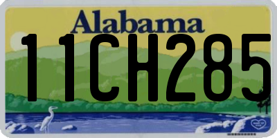 AL license plate 11CH285