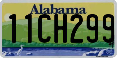 AL license plate 11CH299