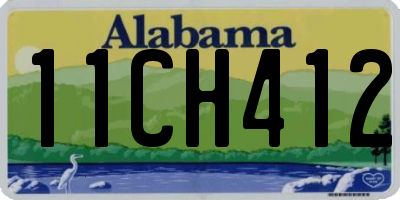 AL license plate 11CH412