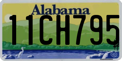 AL license plate 11CH795