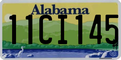 AL license plate 11CI145