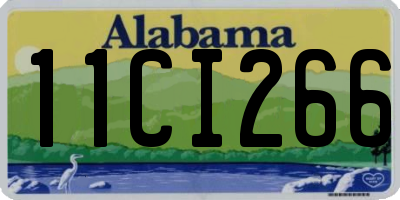 AL license plate 11CI266