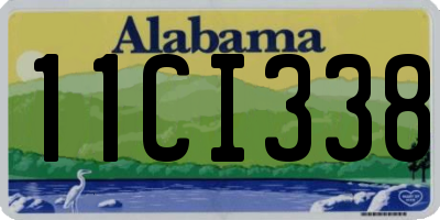 AL license plate 11CI338
