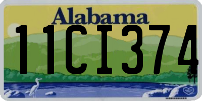 AL license plate 11CI374