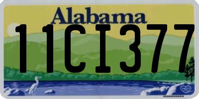 AL license plate 11CI377