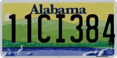 AL license plate 11CI384