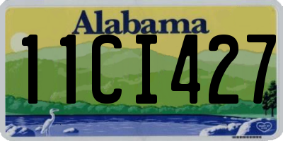 AL license plate 11CI427