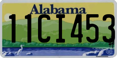 AL license plate 11CI453