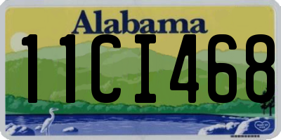 AL license plate 11CI468