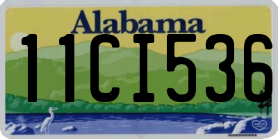 AL license plate 11CI536