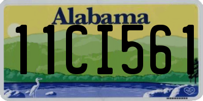 AL license plate 11CI561
