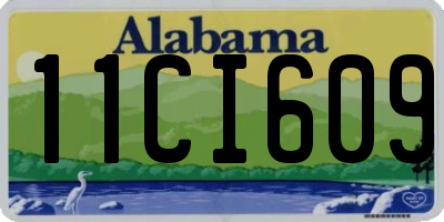 AL license plate 11CI609