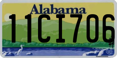 AL license plate 11CI706