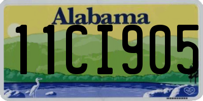 AL license plate 11CI905