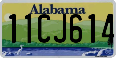 AL license plate 11CJ614