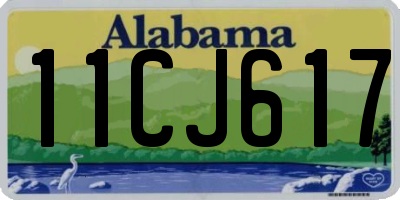 AL license plate 11CJ617