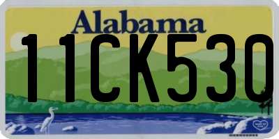 AL license plate 11CK530