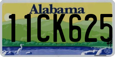 AL license plate 11CK625