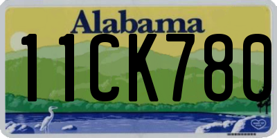 AL license plate 11CK780