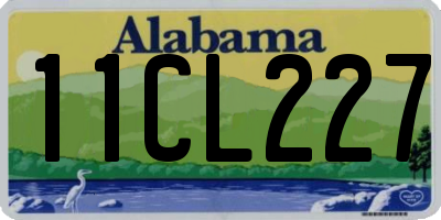 AL license plate 11CL227