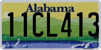 AL license plate 11CL413