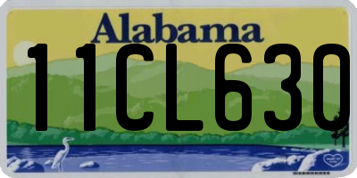 AL license plate 11CL630